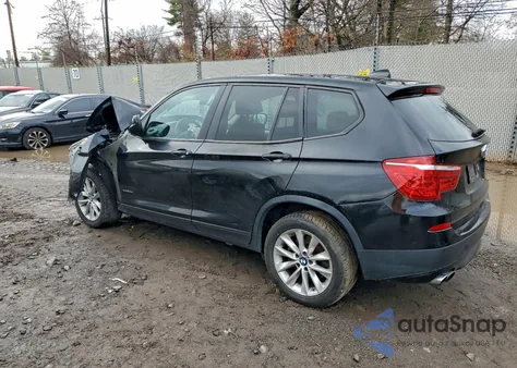 2014 BMW X3 xDrive28I z USA, uszkodzony, nr VIN 5UXWX9C50E0D09851